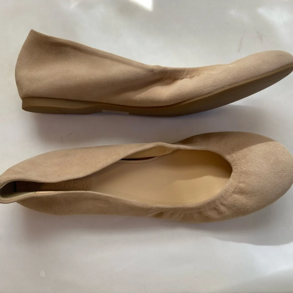 J. Crew suede flats